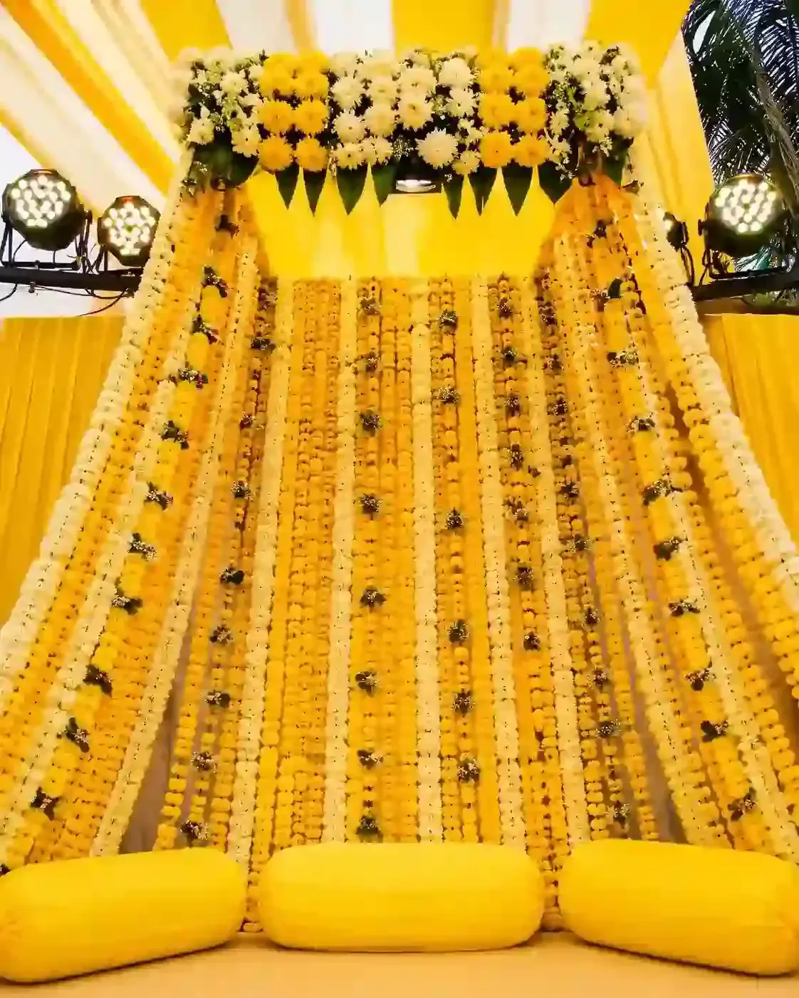 Haldi flower decoration - AnnuFlowers Delhi